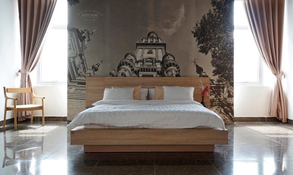 Giường ngủ gỗ công nghiệp laminate